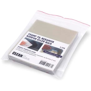 Skuresvamp til keramiske kogeplader, grå/hvid, 3 stk