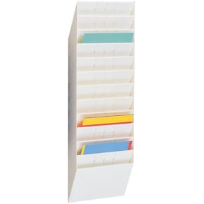 Folderhouder Durable Flexiboxx 12 A4 Landscape, wit