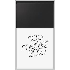 Tagesblock RIDO Merker 2027, schwarz