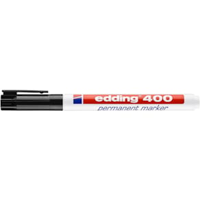Permanentmarker edding 400, 1 mm, schwarz