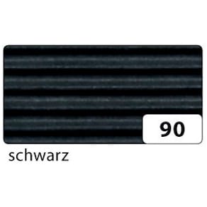 Wellpappe Folia, schwarz, 50 x 70 cm