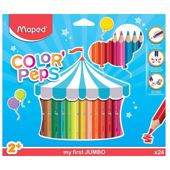 Fargeblyant MAPED Jumbo (24)