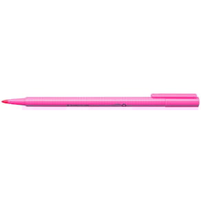 Tekstmarker STAEDTLER Triplus pink 362-23, trekantet greb, 10 stk
