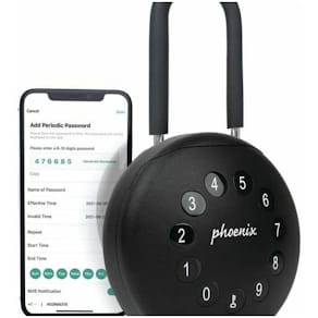 Schlüsseltresor PHÖNIX SAFE PALM KS0213ES, schwarz, 2 Haken