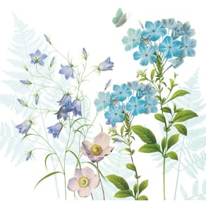 Motivserviette ATELIER, 25 x 25 cm, Blumen