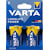 Batterij Varta Longlife Power D, blister van 2 stuks