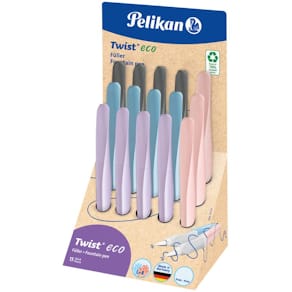 Füllhalter Pelikan Twist eco, Feder M, sortiert
