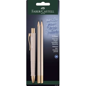 Schreibset Faber-Castell PolyBall Urban, 3-tlg., pale rose