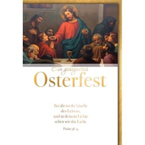 Grußkarte Noname Osterkarte, geprägt, mit Umschlag, bunt