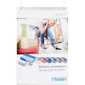 Plastficka frihängande A3