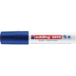 Kreidemarker edding 4090, 4–15 mm, blau