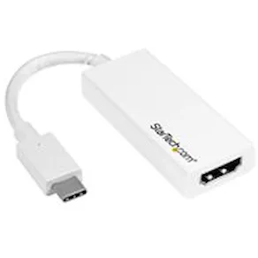 Startech USB-C to HDMI Adapter - White - 4K 60Hz - Videokort
