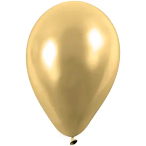 Ballonger rund 23cm guld 8/fp