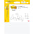 Flipoverblok Post-it Mini Meeting Chart, 45,7 x 38,1 cm, blanco