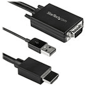 StarTech.com 2 m VGA till HDMI-kabeladapter - USB-driven - 1080p