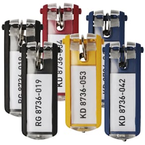 Nyckelbricka keyclip s.fä 6/fp