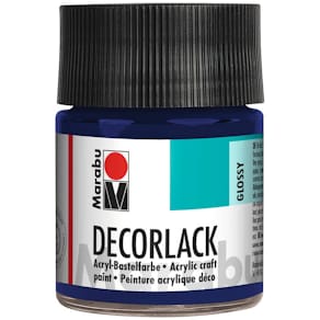 Acryllack Marabu Decorlack Acryl, dunkelblau, 50 ml