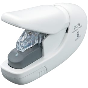 Heftgerät PLUS JAPAN 31145, klammerlos, weiß