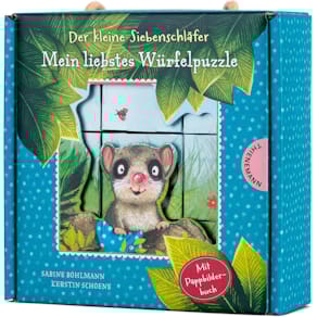 Würfelpuzzle ARS EDITION Der kleine Siebenschläfer, 9 Teile, 6 M