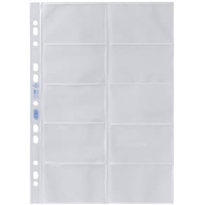 Visitenkartenhülle Elba, A4, 10 St., transparent