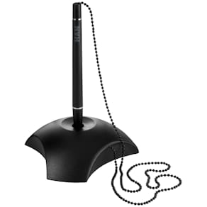 Kugelschreiberständer HAN DELTA, schwarz/blau