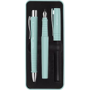 Geschenkset Faber-Castell Poly Pen/Ball, caribic blue