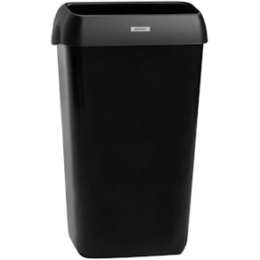 Papperskorg WC KATRIN 25L med lock Svart