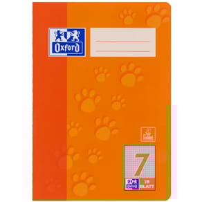 Schreibheft Oxford Optik Paper, A5, 16 Blatt, Lineatur 7, kariert
