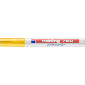 Lackmarker edding 750, 2–4 mm, gelb