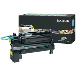 Toner LEXMARK X792X1YG 20K gul