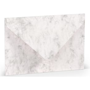 Briefhülle Rössler Paperado, B6 SF, grau marmora