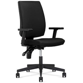 Kontorstol SONO Taktik, sort, palle 6 stk