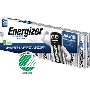 Energizer Batteri Ultimate AA, 10/FP