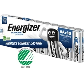 Energizer Batteri Ultimate AA, 10/FP