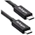 StarTech 2m (6.6ft) Thunderbolt 3 Cable, 20Gbps, 100W PD, 4K