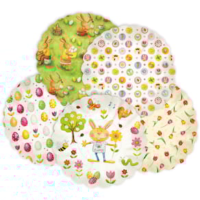 Pappteller ZISCHKA Osterteller, sortiert