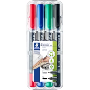 Whiteboardmarker STAEDTLER Lumocolor 0,6–1,5 mm, ass., 4 stk