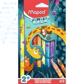 Farbstifte Maped, Etui, 12 Stück, mehrfarbig