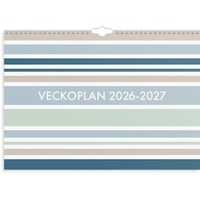 Väggkalender Veckoplan 26/27