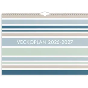 Väggkalender Veckoplan 26/27