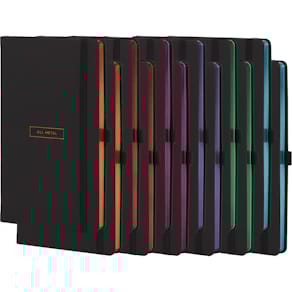 Notizbuch Castelli All Metal, sortiert, A5, 192 Seiten, liniert