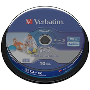 BD-R (blu Ray) 25GB 6x printable (10)