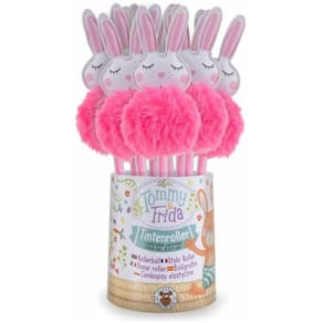 Tintenroller TRENDHAUS Puschel Häschen, blau, 0,7 mm