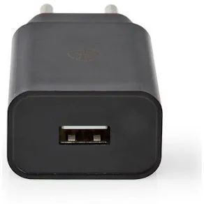Laddare vägg NEDIS 2.4 A 1 x USB-A svart