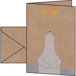 Weihnachtskarten Sigel Weihn.Design Polar bear, 10 St.