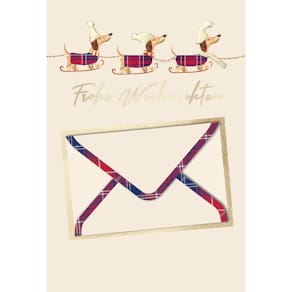 Geldscheinkarte, Weihnachten