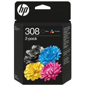 Bläckpatron HP 6L6S6UE 308 svart+färg