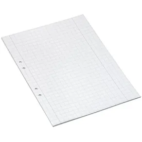 Lösblad A4 rutat 10x10mm hålat 500/fp