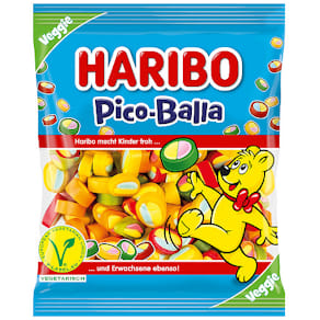 Fruchtgummi-Konfekt Haribo Pico-Balla, vegan, 160g