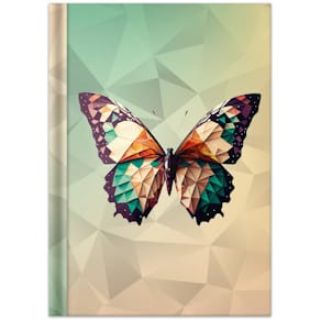Notizbuch RNK Schmetterling, A5, 96 Blatt, kariert